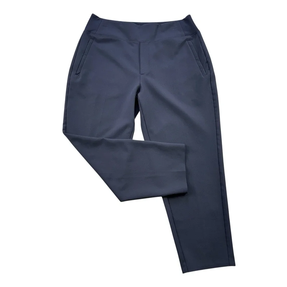 ATHLETA Endless High Rise Pant | Navy 12 Petite #533636 - Picture 8 of 13